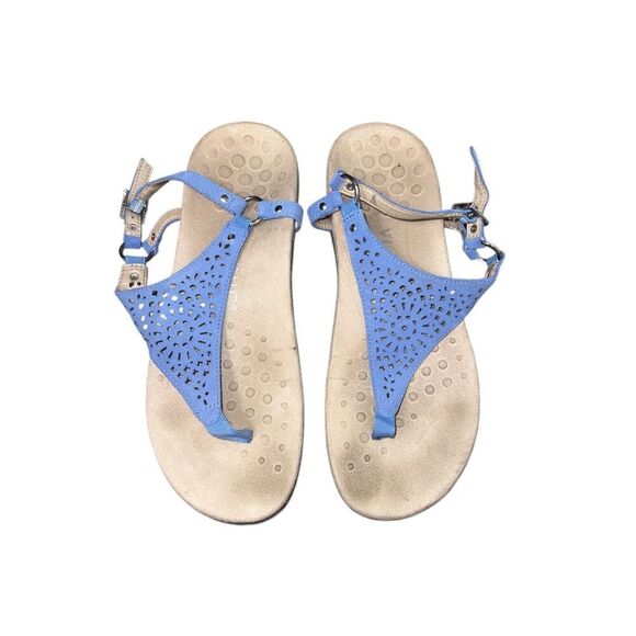 ✨VIONIC KIRRA SUEDE PERIWINKLE SZ 7 SANDALS✨ - Picture 3 of 8